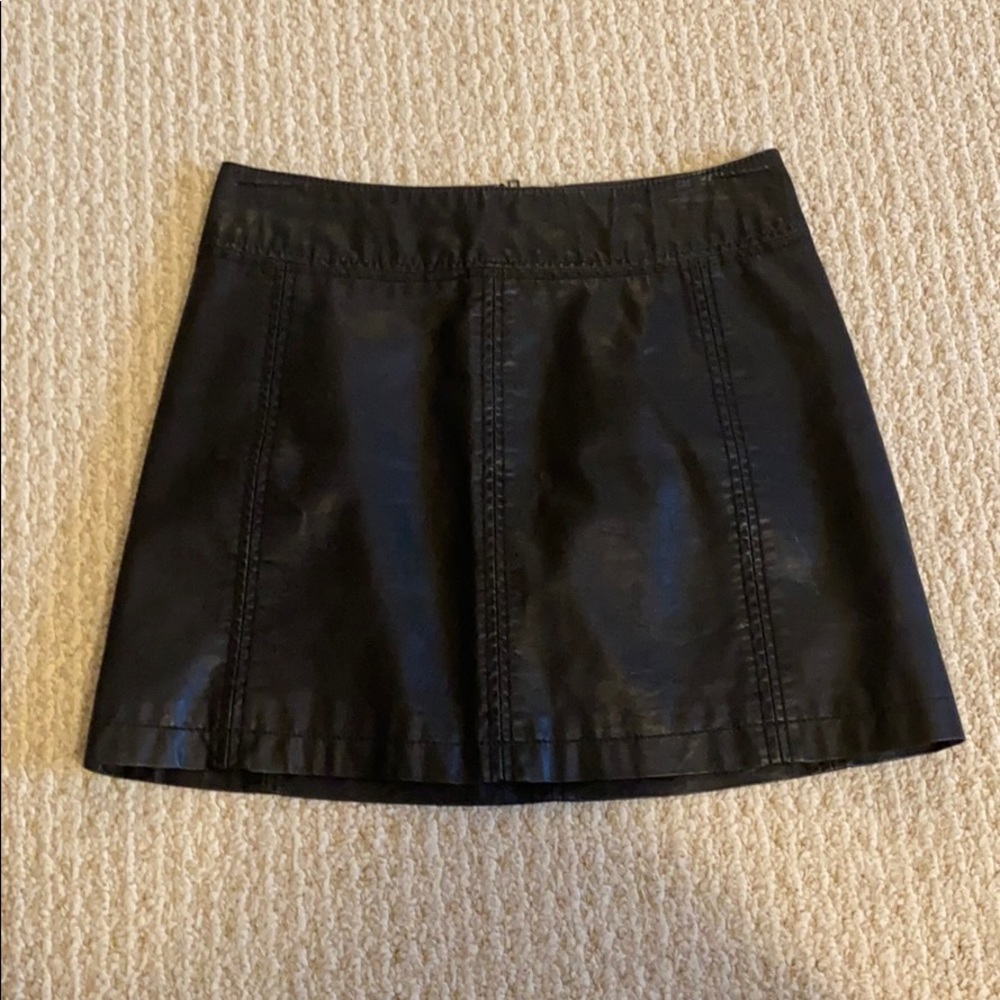 Vegan Leather Skirt from Free People!